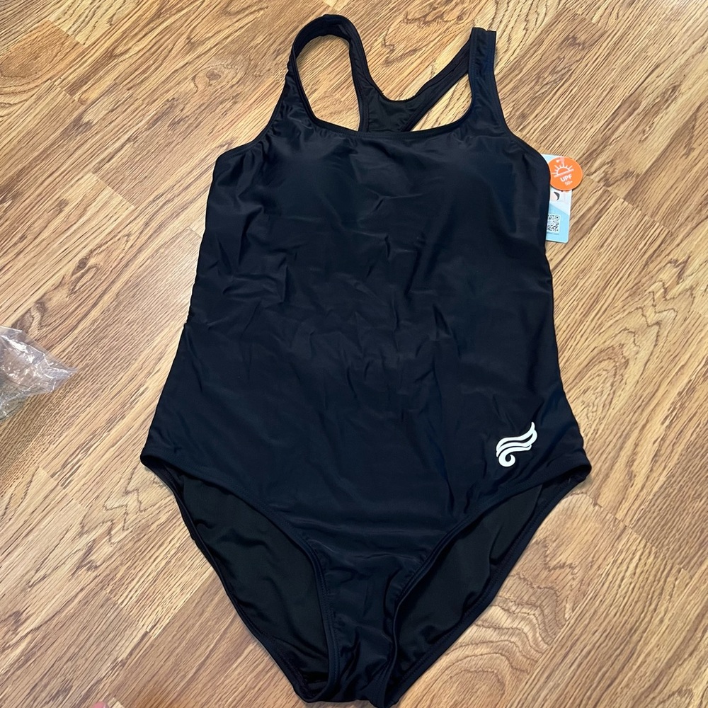 NWT Black Women's Swimwear with back keyhole